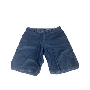 Men's Peter Millar Blue Pima Cotton Chino Shorts Size 34